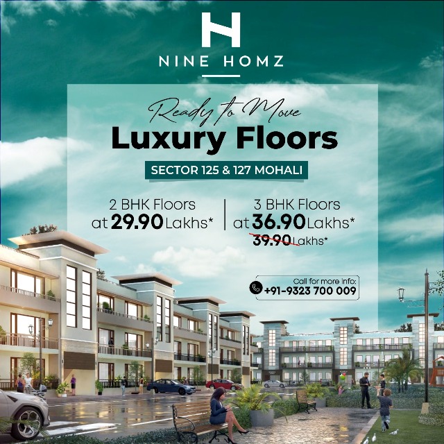 2 &3 BHK Luxury Homes In Nine Homz Mohali 