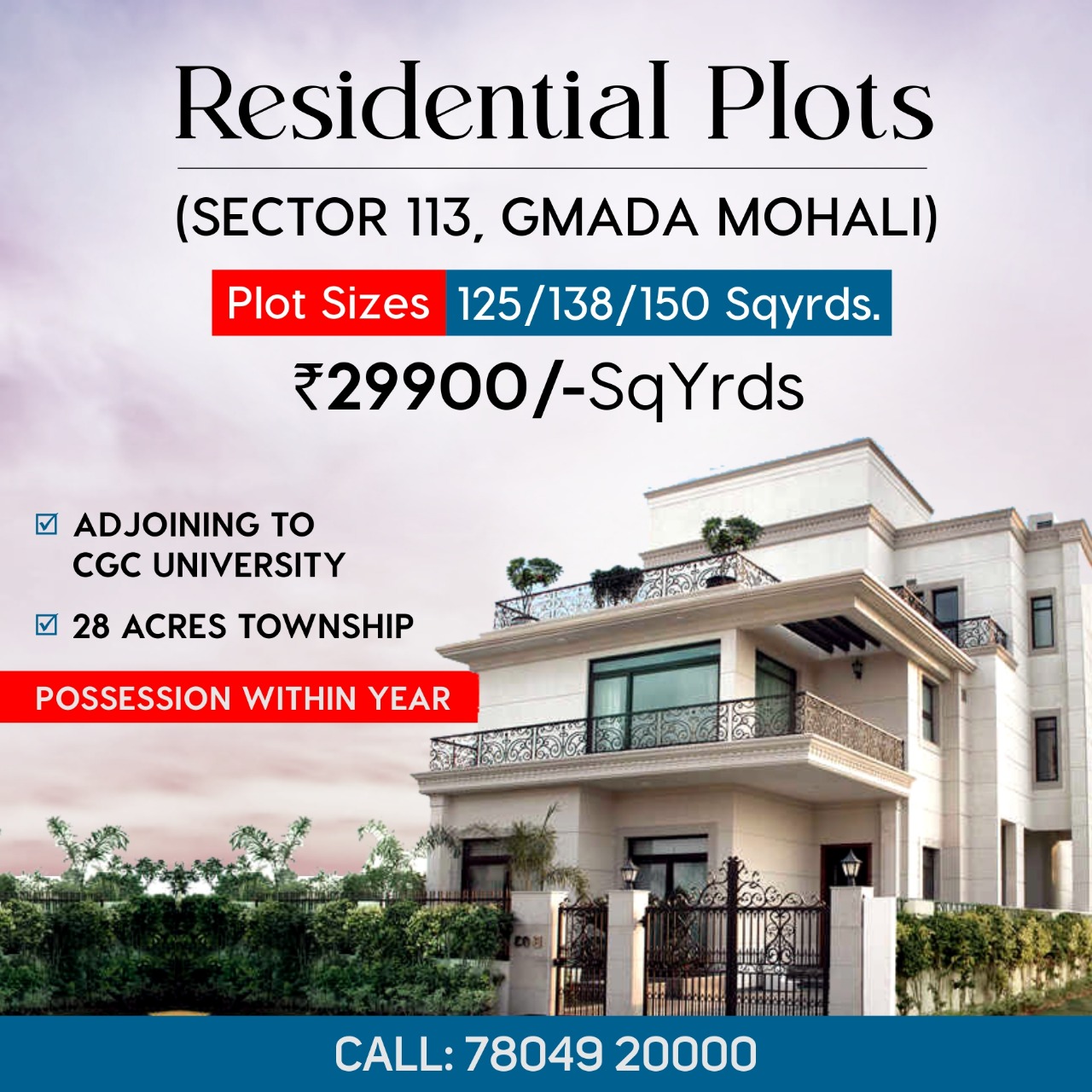 Residential Plots In Sector 113 GMADA Mohali