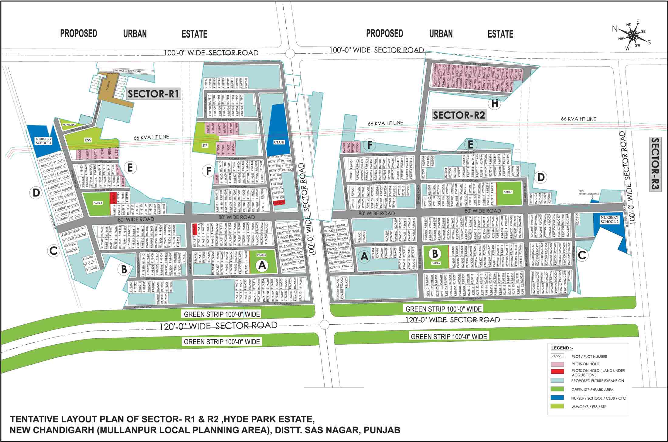 Residential Plots In D L F Hyde Park New Chandigarh