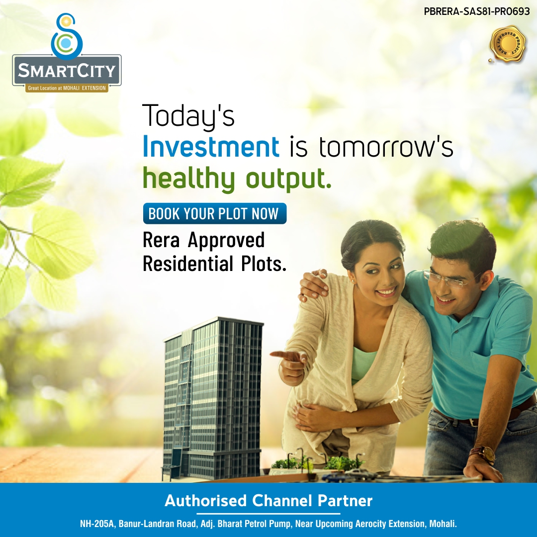 Rera Registered Plots In Smart City Mohali Extension