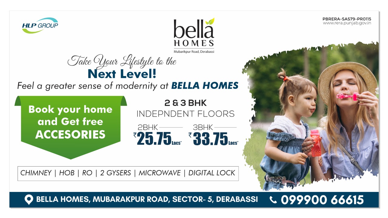 2/3 BHK G+2 Independent Floors In Bella Homes Derabassi