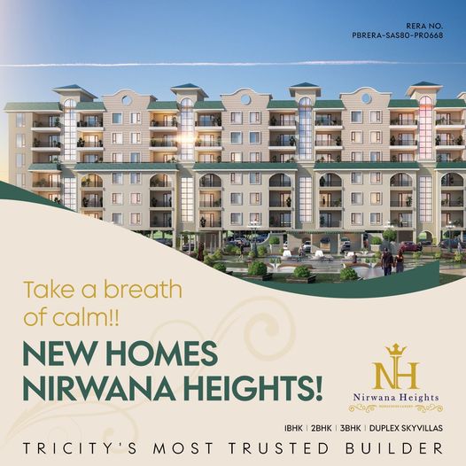 2 & 3 BHK Luxury Apartments In Nirwana Heights Mohali